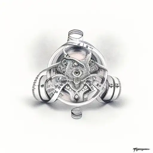 weight loss tattoo design idea