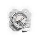 weight loss tattoo design idea