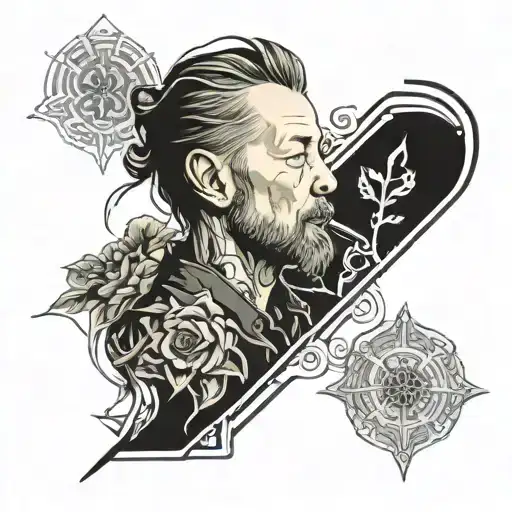 THOM YORKE tattoo design idea