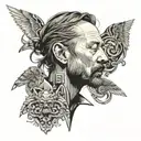 THOM YORKE tattoo design idea