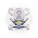 osiris strong and modern robotic tattoo design idea