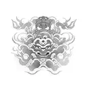 ashura tattoo design idea