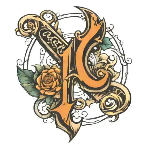 Numbers 13 25 20 21 10 29 18 11 and letters E L K T T T-D İ-B tattoo design idea