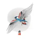 Swallow Bird tattoo design idea