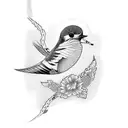 Swallow Bird tattoo design idea
