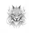 number 8 tattoo design idea