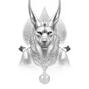 Anubis tattoo design idea