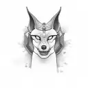 Anubis tattoo design idea