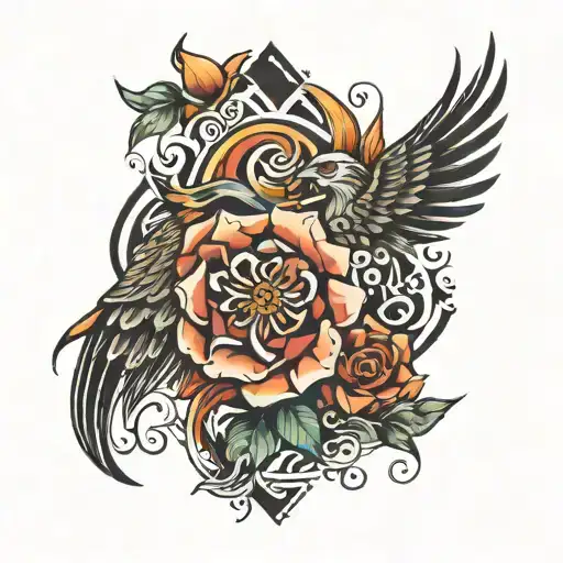 WHEN FACED WITH OBSTACLES, IT IS CRUCIAL TO MAINTAIN A POSITIVE OUTLOOK AND FOCUS ON THE POTENTIAL FOR IMPROVED OUTCOMES tattoo design idea