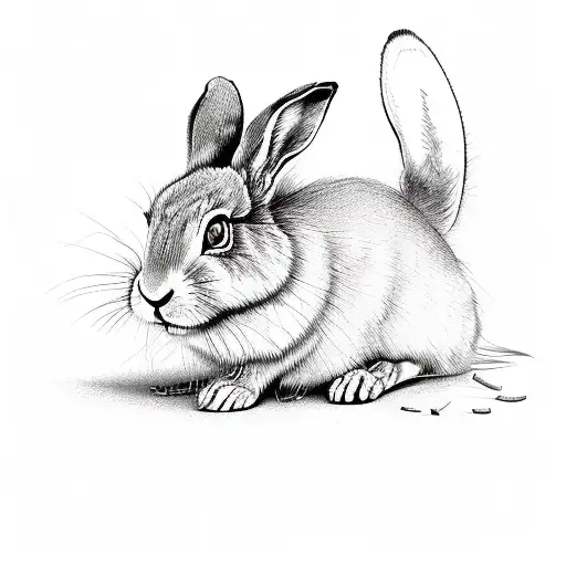 hare's-tail grass tattoo design idea