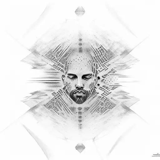 Yeezus Cover Art tattoo design idea