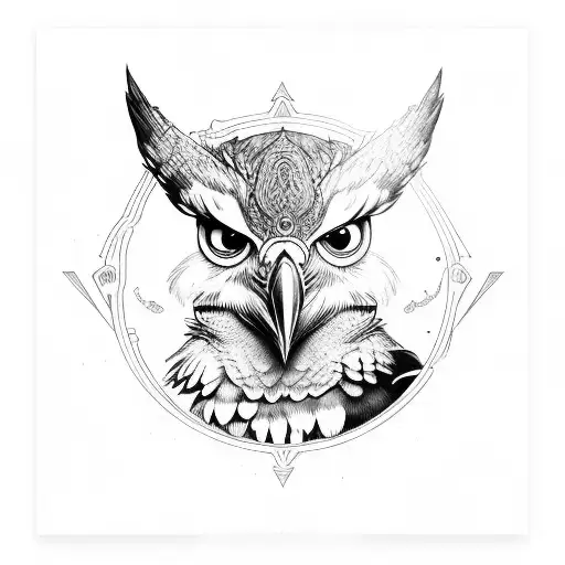 Oscar Akermo style birds tattoo design idea