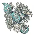 Gruffi Rubber tattoo design idea