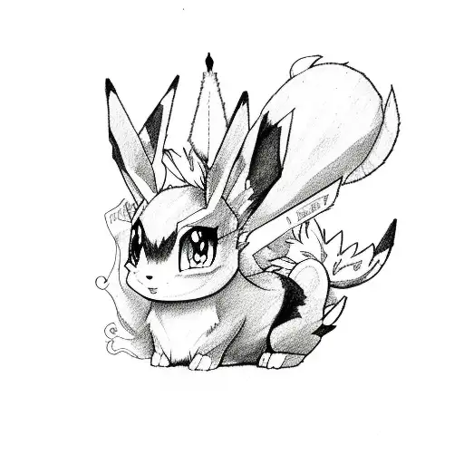 eeveelutions tattoo design idea