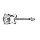 a fender telecaster tattoo design idea