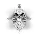 Born dates tattoo design idea