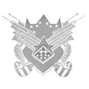 US Air Force Flag  tattoo design idea