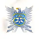 US Air Force Flag  tattoo design idea