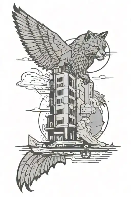 Memphis themed tattoo tattoo design idea