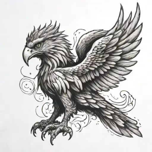 griffin tattoo design idea