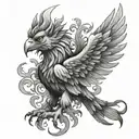 griffin tattoo design idea