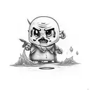 Binding of isaac tattoo design idea
