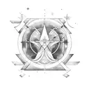 Aries, Pisces, and Sagittarius Constellations  tattoo design idea