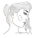 Doesn't cry tattoo design idea