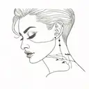 Doesn't cry tattoo design idea