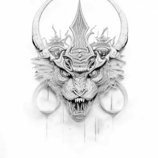 Trendel tattoo design idea