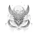 Trendel tattoo design idea