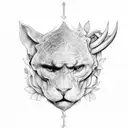 Trendel tattoo design idea