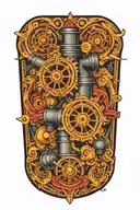 cannons tattoo design idea