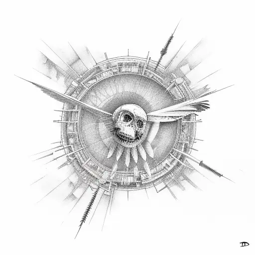 lyrics from the grateful dead song wharf rat "i'll get up and fly away" tattoo design idea