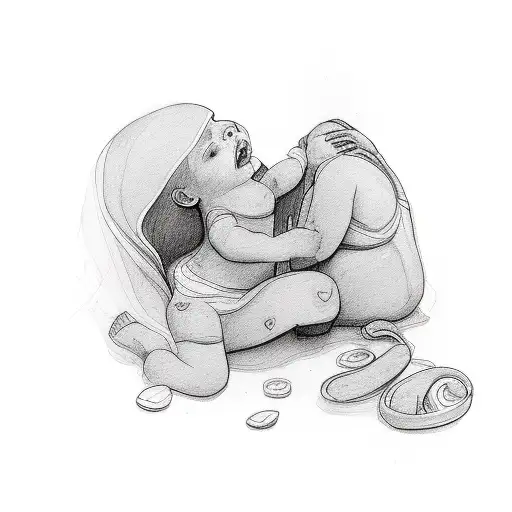 Heartfelt Line Drawing to Honour Pregnancy Loss – lovefrankieart