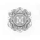 Create a dotwork tattoo that represents the connection between bartending and your love for Michigan tattoo design idea