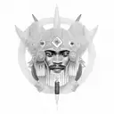 conquistador, african, taino tattoo design idea