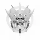 conquistador, african, taino tattoo design idea