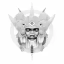 conquistador, african, taino tattoo design idea