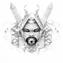 conquistador, african, taino tattoo design idea