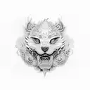 Foo Dog tattoo design idea