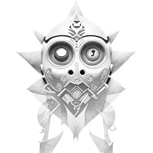 Majoras Mask tattoo design idea