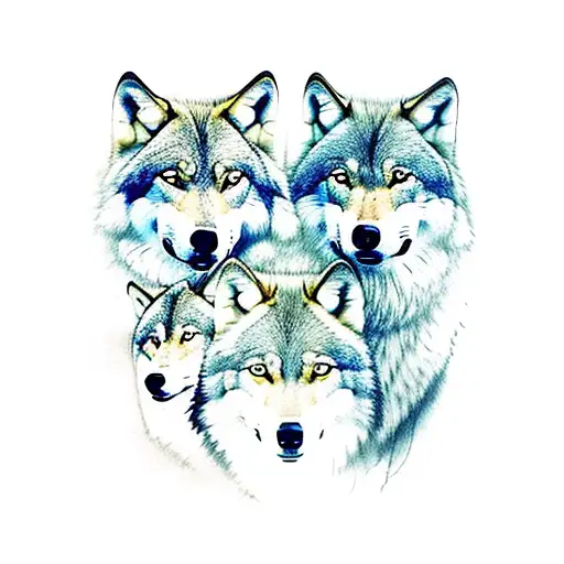Wolf Pack – Quick Temporary Tattoos
