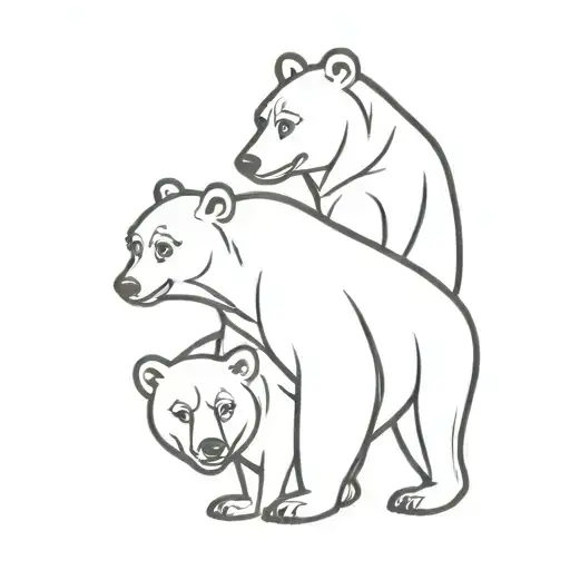 Brother Bear Movie tattoo design idea