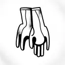 Boxing gloves tattoo design idea