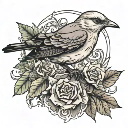Mockingbird eminem tattoo design idea