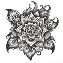 Dominant tattoo design idea