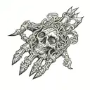 skeleton hand tattoo tattoo design idea