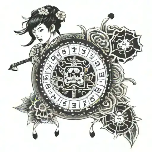 Gambling your life tattoo design idea