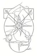 Quote "Aham Brahmasmi" tattoo design idea